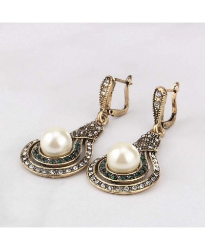 jewelry set delicate necklaces Vintage gems and pearl jewelry Women's bridal wedding jewelry $18.10 Jewelry Sets