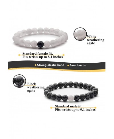 True Bond Comes with Unique Storage Gift Box Matching Couples Bracelet Set. Gift for Him Her Boyfriend Girlfriend Husband Wif...