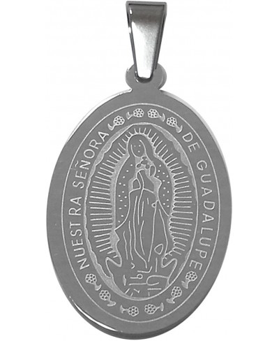 Catholic - Big Oval Virgen de Guadalupe - Medalla - Guadalupe Medal - 35 MM X 20 MM $10.91 Pendants & Coins