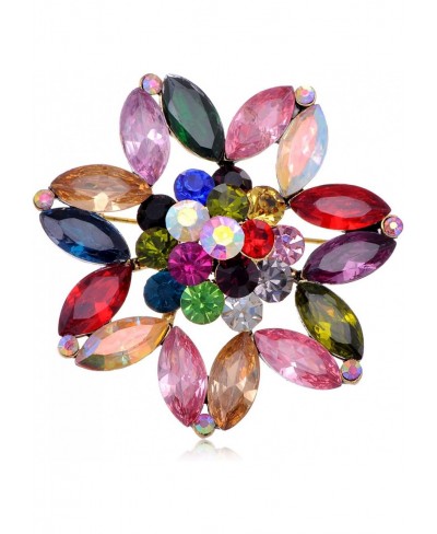 Seed Shaped Color Rhinestone Fashionable Design Jewelry Cute Brooch Pin $12.99 Brooches & Pins