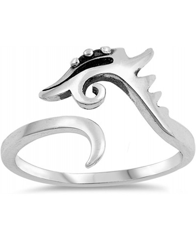 Dragon Vintage Open Knuckle Midi Ring .925 Sterling Silver Boho Band Sizes 5-10 $14.85 Bands