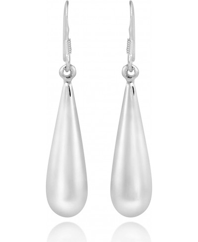 Everyday Classic Shiny Dew Drop .925 Sterling Silver Dangle Earrings $14.98 Drop & Dangle