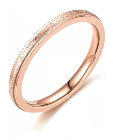 Simple Rings Wedding Band Stainless Steel Wedding Ring Size for Women $5.68 Wedding Bands