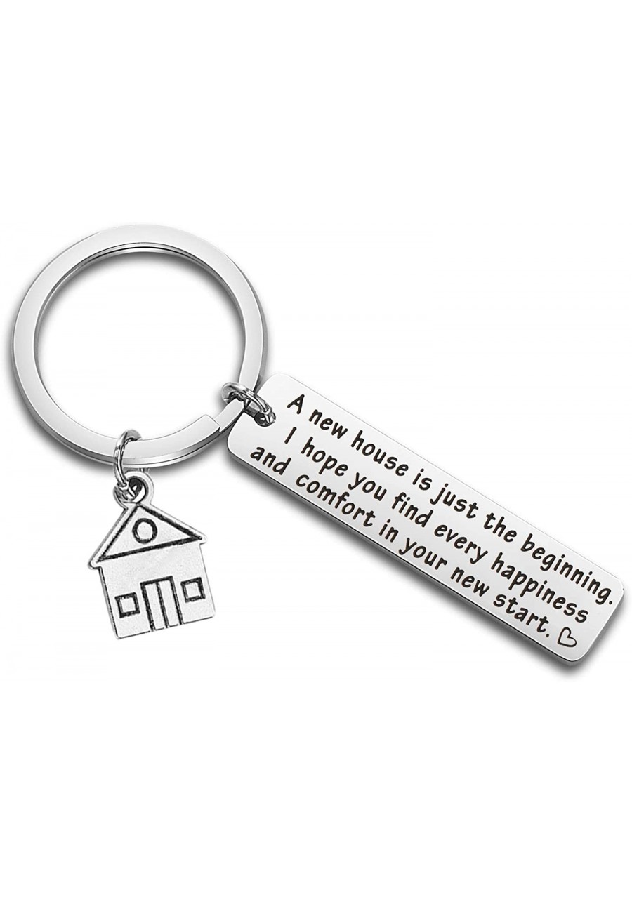 Home Keychain Gifts House Warming Gift First Home Gift Realtor Closing Jewelry Sweet Home Keyring Home Owner Gift $12.44 Pend...