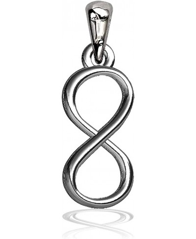 Medium Infinity Symbol Charm 7mm in Sterling Silver $32.71 Pendants & Coins