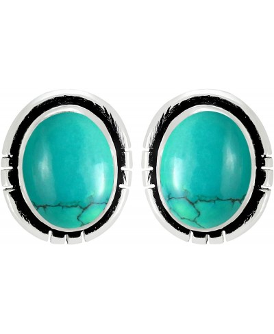 Natural Gemstone Earrings For Women Earrings For Women Studs Oval Earrings For Women Silver Plated Earrings $13.88 Stud