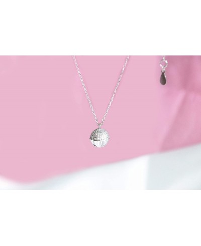 Rhinestone Jingle Bell Sterling Silver Collar Necklace $21.31 Collars