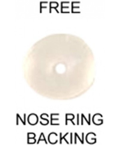 Bioflex Nose Screw Retainer 1.5mm Disc $11.15 Piercing Jewelry