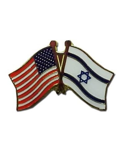 Israel - Friendship Lapel Pin $10.39 Brooches & Pins