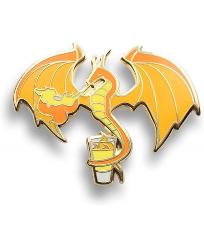 Dragon x Rum Hard Enamel Pin $12.77 Brooches & Pins