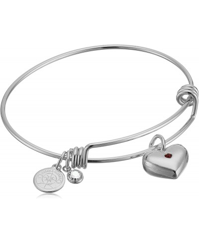 "Heart" Charm Bangle Bracelet $12.02 Bangle