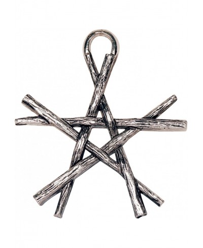 Pentagram of Wands for Strength Pendant Talisman Amulet $24.41 Pendants & Coins