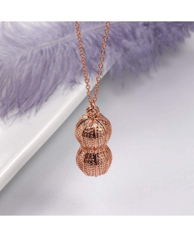 Dainty Rose Gold Nuts Pendant Handmade Pearl Peanuts Statement Prom Accessories $15.27 Pendants & Coins