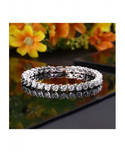 A5 High Grade Crystal Feminine Sparkling Designer Bracelet for Women & Girls $38.14 Link