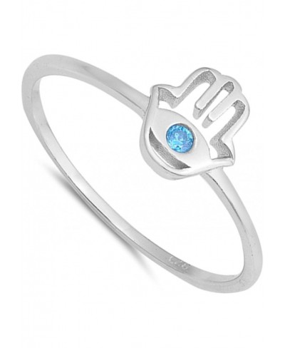 Sterling Silver Hamsa Ring $18.85 Bands