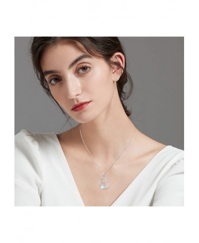 925 Sterling Silver Frog Necklace Frogs Stuff Heart Jewelry Frog Gifts for Women Girls with S925 18"+2" Cable Chain $23.73 Pe...