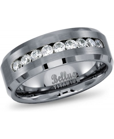 His & Hers Wedding Ring Sets Women's Stainless Steel Vintage Ring Set & Men's Titanimum Wedding Band $24.96 Bands