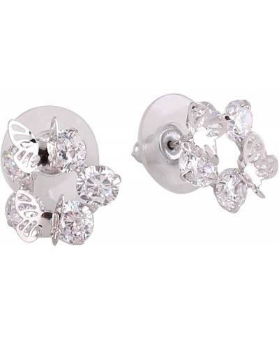 S925 Sterling Silver AAA CZ Stud Earrings for Women Partty Wedding Gorgeous Earrings $12.65 Clip-Ons