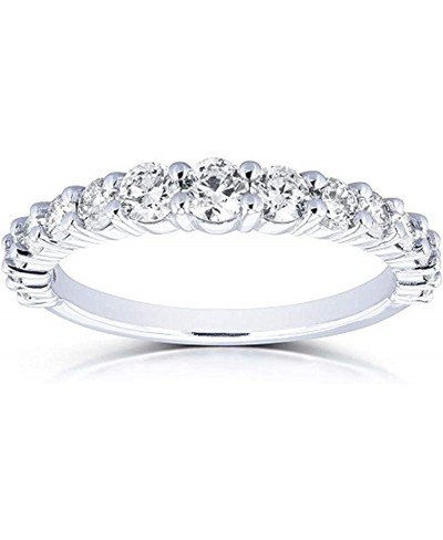 Round Dia 14K White Gold Plated Perfect Token of Your Love Engagement Band Ring For Women's $43.29 Engagement Rings