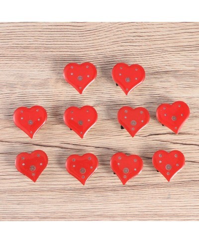 10pcs Valentines Day Red Heart Brooch Pins Flashing Light Brooch for Wedding Valentines Day Anniversary Party Favor $8.41 Bro...