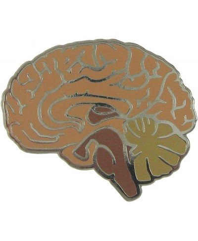 Brain Enamel Lapel Pin $14.35 Brooches & Pins