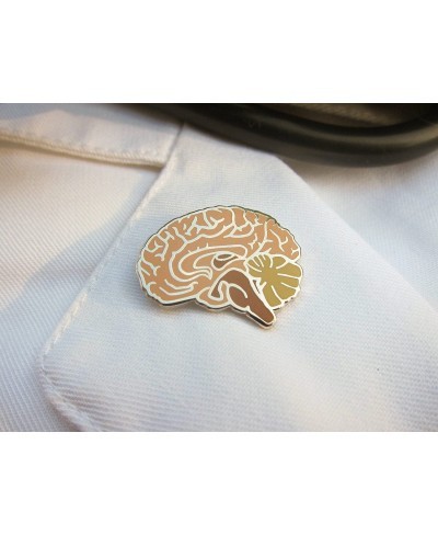 Brain Enamel Lapel Pin $14.35 Brooches & Pins