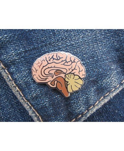 Brain Enamel Lapel Pin $14.35 Brooches & Pins