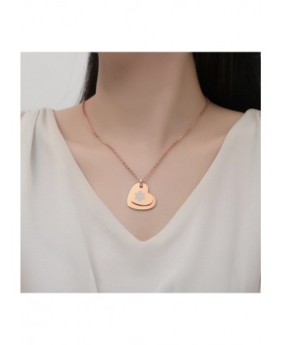 Heart Medical Alert Necklace for Women Heart id Charm with Free Engraving $22.93 Pendant Necklaces