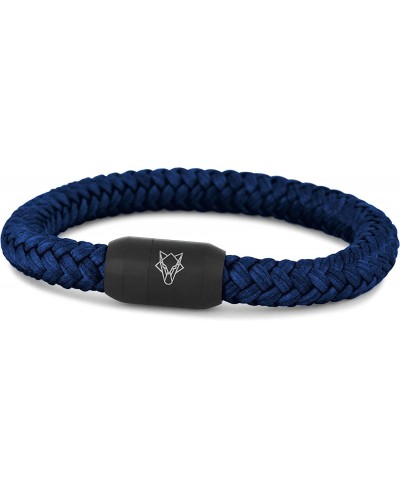 Portus Nautical Rope Bracelet Magnetic Capsule Clasp Arm Jewelry Women Anchor Men Maritim - Black $23.47 Link