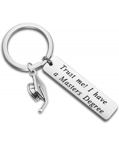 Trust me I Have a Masters Degree Keychain Graduation Jewelry College Grad Gift Masters Degree Gift $12.91 Pendants & Coins
