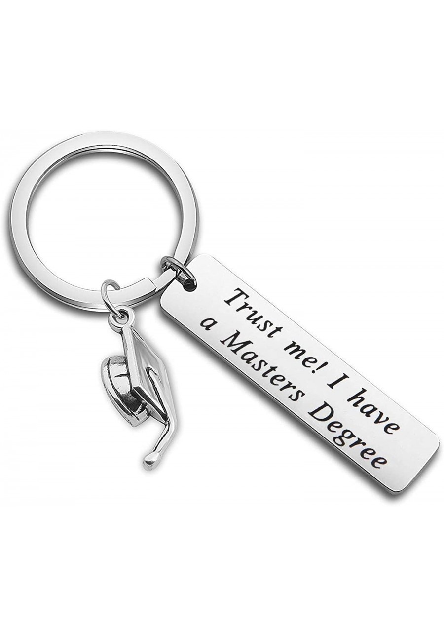 Trust me I Have a Masters Degree Keychain Graduation Jewelry College Grad Gift Masters Degree Gift $12.91 Pendants & Coins