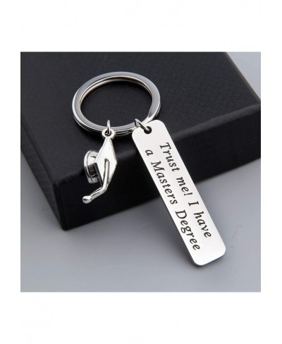 Trust me I Have a Masters Degree Keychain Graduation Jewelry College Grad Gift Masters Degree Gift $12.91 Pendants & Coins