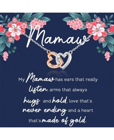 Mamaw Jewelry Grandma Grandmother Christmas Gifts Mamaw Gifts from Grandson Grandkids $14.90 Pendants & Coins