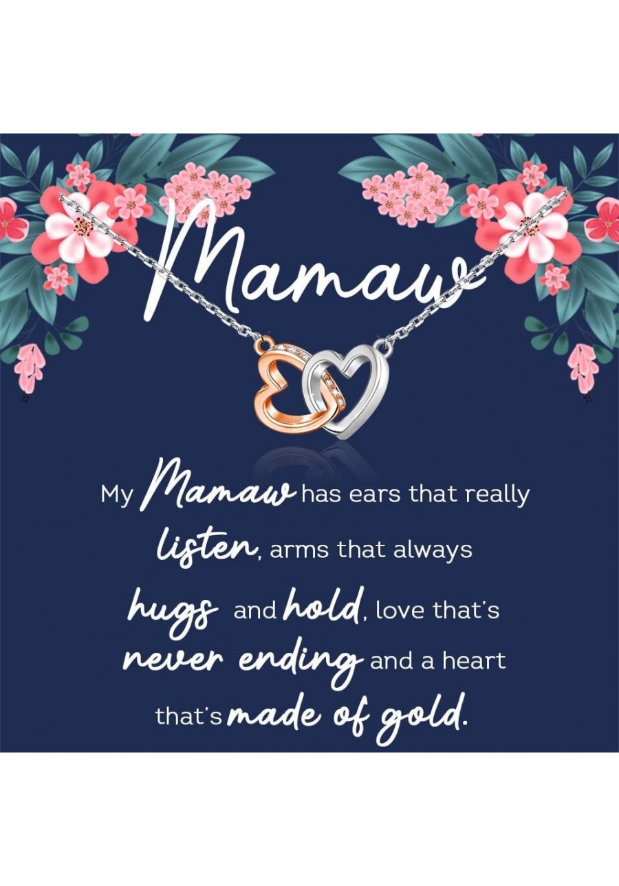 Mamaw Jewelry Grandma Grandmother Christmas Gifts Mamaw Gifts from Grandson Grandkids $14.90 Pendants & Coins