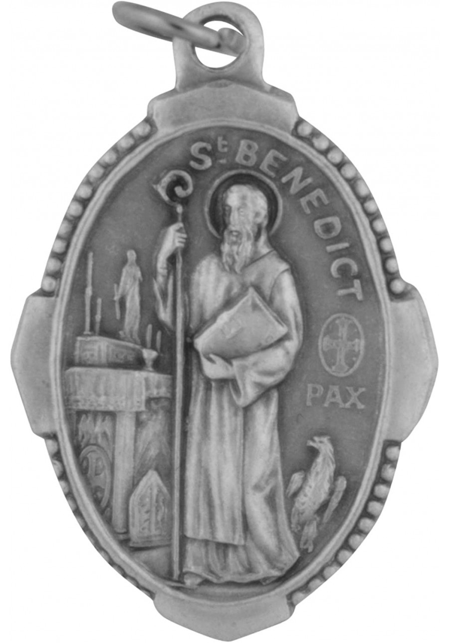 Traditional Catholic Saint Medal (Saint Benedict) $8.26 Pendants & Coins