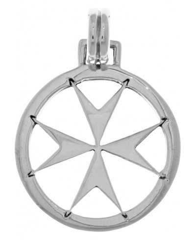 Maltese Templar Cross Sterling Silver Pendant $35.40 Pendants & Coins