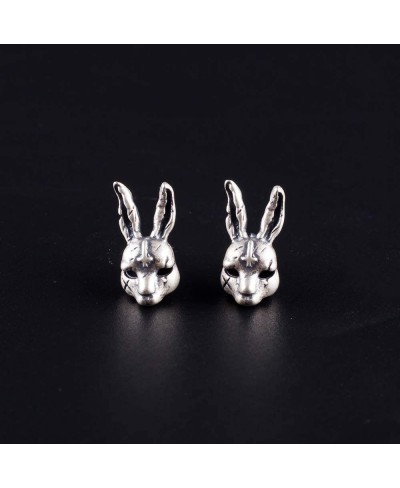 925 Sterling Silver Stud Earrings Punk Retro Novelty $10.79 Stud