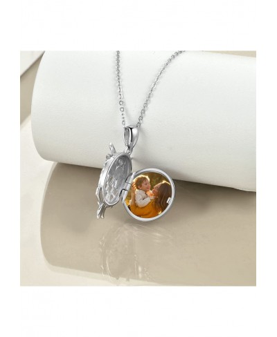 Owl Locket/Cremation Necklace That Holds Pictures 925 Sterling Silver Owl Pendant Jewelry for Women Gift $42.74 Lockets