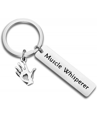 Massage Therapist Gift Muscle Whisperer Keychain Gift For Massage Therapist Massage Therapy School Student Gift $10.97 Pendan...