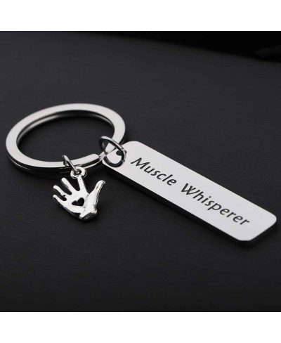 Massage Therapist Gift Muscle Whisperer Keychain Gift For Massage Therapist Massage Therapy School Student Gift $10.97 Pendan...