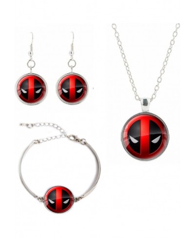 Horizons Production Logo Glass Domed Pendant Necklace Earring Braclet Jewelry Set $13.90 Jewelry Sets