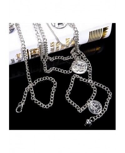 Womens Dress Belt Pearl Bridal Beaded Shiny Diamond Waist Chain Fashion Design $15.29 Body Chains