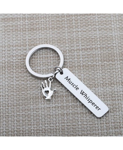 Massage Therapist Gift Muscle Whisperer Keychain Gift For Massage Therapist Massage Therapy School Student Gift $10.97 Pendan...