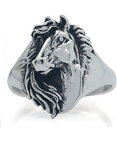 925 Sterling Silver Horse Ring $34.18 Statement