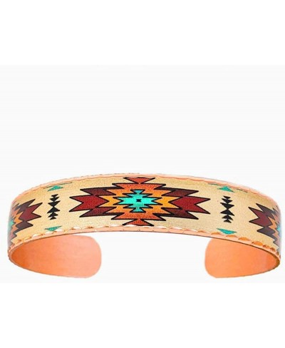 Native American Bracelets in Pueblo/Arrows/Wolf/Butterfly/ Zia/Pueblo/Sunburst Designs Artwork Bracelets with Native Symbols ...