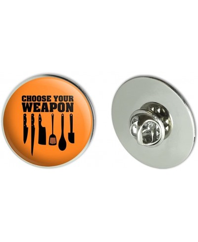 Chef Baker Kitchen Tools Knife Spatula Metal 1.1" Tie Tack Hat Lapel Pin Pinback $10.42 Brooches & Pins