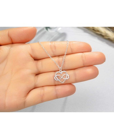 Godmother Proposal Gift Gift for Godmother from Godson Godmother & Godson Necklace 925 Sterling Silver Tiny Infinity Heart Ne...