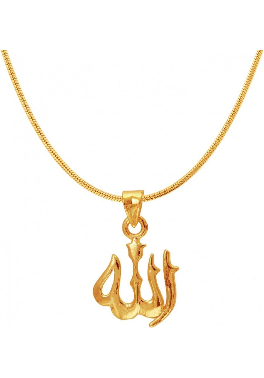 Women's Exa Collection Allah Gold Plated Religious God Pendant $49.45 Jewelry Sets