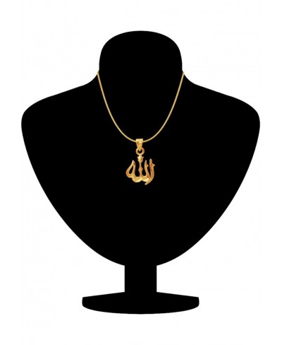 Women's Exa Collection Allah Gold Plated Religious God Pendant $49.45 Jewelry Sets