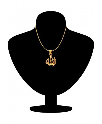 Women's Exa Collection Allah Gold Plated Religious God Pendant $49.45 Jewelry Sets